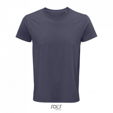 SOL'S CRUSADER férfi környakas rövid ujjú póló organikus pamutból SO03582, Mouse Grey-XL