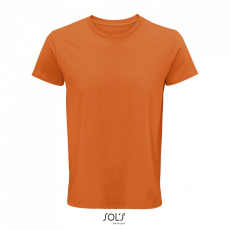 SOL'S CRUSADER férfi környakas rövid ujjú póló organikus pamutból SO03582, Orange-M