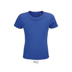 SOL'S CRUSADER KIDS környakas rövid ujjú pamut gyerek póló SO03580, Royal Blue-2A