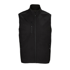 SOL'S FALCON 3 rétegű férfi softshell mellény SO03825, Black-M férfi mellény
