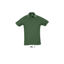 SOL&#039;S Férfi galléros póló SOL&#039;S SO11365 Sol&#039;S practice Men - polo Shirt -S, Golf Green/White férfi póló