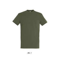 SOL'S Férfi IMPERIAL környakas rövid ujjú pamut póló, SOL'S SO11500, Army-XL