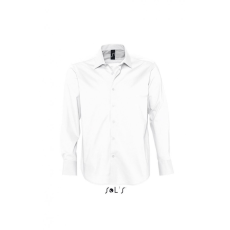 SOL'S Férfi ing SOL'S SO17000 Sol'S Brighton - Long Sleeve Stretch Men'S Shirt -3XL, White