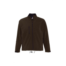 SOL'S Férfi kabát SOL'S SO46600 Sol'S Relax - Men'S Softshell Zipped Jacket -L, Dark Chocolate