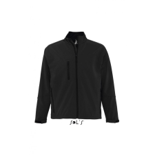 SOL&#039;S Férfi kabát SOL&#039;S SO46600 Sol&#039;S Relax - Men&#039;S Softshell Zipped Jacket -M, Black férfi kabát, dzseki