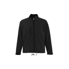SOL'S Férfi kabát SOL'S SO46600 Sol'S Relax - Men'S Softshell Zipped Jacket -S, Black