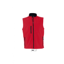 SOL&#039;S Férfi kabát SOL&#039;S SO46601 Sol&#039;S Rallye Men - Sleeveless Softshell Jacket -XL, Pepper Red férfi kabát, dzseki