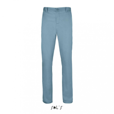 SOL'S Férfi nadrág SOL'S SO02917 Sol'S Jared Men - Satin Stretch Trousers -42, Creamy Dark Blue