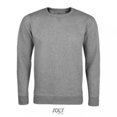SOL'S Férfi pulóver SOL'S SO02990 Sol'S Sully - Men’S Round-neck Sweatshirt -2XL, Grey Melange