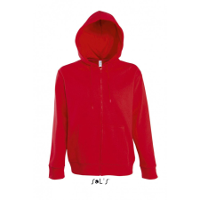 SOL&#039;S Férfi pulóver SOL&#039;S SO47800 Sol&#039;S Seven Men - Jacket With Lined Hood -S, Red férfi pulóver, kardigán