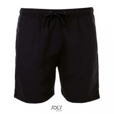 SOL'S Férfi rövid nadrág SOL'S SO01689 Sol'S Sandy - Men'S Swim Shorts -L, Black