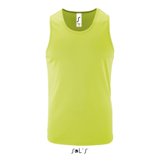 SOL&#039;S férfi ujjatlan sport trikó SO02073, Apple Green-3XL atléta, trikó