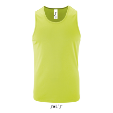SOL'S férfi ujjatlan sport trikó SO02073, Apple Green-XL