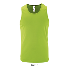 SOL'S férfi ujjatlan sport trikó SO02073, Neon Green-XL atléta, trikó