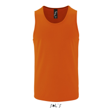 SOL&#039;S férfi ujjatlan sport trikó SO02073, Neon Orange-L atléta, trikó