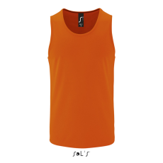 SOL'S férfi ujjatlan sport trikó SO02073, Neon Orange-S