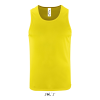 SOL'S férfi ujjatlan sport trikó SO02073, Neon Yellow-L