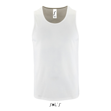 SOL'S férfi ujjatlan sport trikó SO02073, White-3XL atléta, trikó