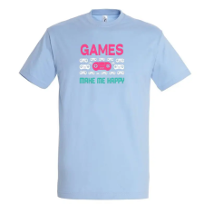 SOL'S Gamer póló minta 68 egyedi ajándék