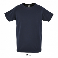 SOL&#039;S Gyerek póló SOL&#039;S SO01166 Sol&#039;S Sporty Kids - Raglan-Sleeved T-Shirt -8A, French Navy gyerek póló