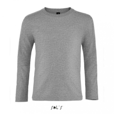 SOL'S Gyerek póló SOL'S SO02947 Sol'S Imperial Lsl Kids - Long Sleeve T-Shirt -8A, Grey Melange