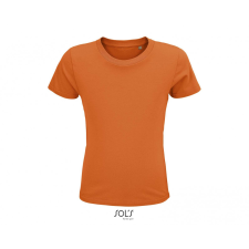SOL&#039;S Gyerek póló SOL&#039;S SO03580 Sol&#039;S Crusader Kids - Round-neck Fitted Jersey T-Shirt -12A, Orange gyerek póló