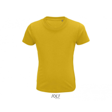 SOL&#039;S Gyerek póló SOL&#039;S SO03580 Sol&#039;S Crusader Kids - Round-neck Fitted Jersey T-Shirt -2A, Gold gyerek póló