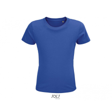 SOL'S Gyerek póló SOL'S SO03580 Sol'S Crusader Kids - Round-neck Fitted Jersey T-Shirt -8A, Royal Blue
