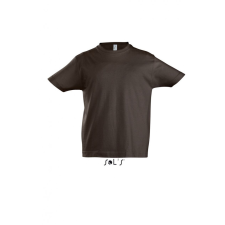 SOL&#039;S Gyerek póló SOL&#039;S SO11770 Sol&#039;S Imperial Kids - Round neck T-Shirt -12A, Chocolate gyerek póló