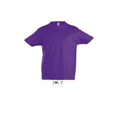 SOL'S Gyerek póló SOL'S SO11770 Sol'S Imperial Kids - Round neck T-Shirt -12A, Dark Purple