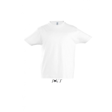 SOL'S Gyerek póló SOL'S SO11770 Sol'S Imperial Kids - Round neck T-Shirt -12A, White