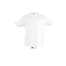 SOL'S Gyerek póló SOL'S SO11770 Sol'S Imperial Kids - Round neck T-Shirt -4A, White