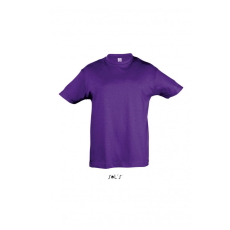 SOL'S Gyerek póló SOL'S SO11970 Sol'S Regent Kids - Round neck T-Shirt -2A, Dark Purple