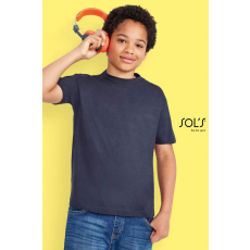SOL'S Gyerek póló SOL'S SO11970 Sol'S Regent Kids - Round neck T-Shirt -6A, Grey Melange