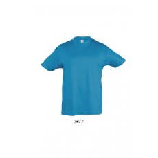 SOL'S Gyerek póló SOL'S SO11970 Sol'S Regent Kids - Round neck T-Shirt -8A, Aqua
