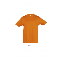 SOL'S Gyerek póló SOL'S SO11970 Sol'S Regent Kids - Round neck T-Shirt -8A, Orange