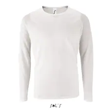 SOL'S hosszú ujjú férfi sport póló SO02071, White-2XL