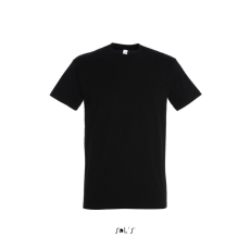 SOL'S IMPERIAL környakas férfi rövid ujjú pamut póló SO11500, Deep Black-2XL