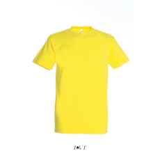 SOL'S IMPERIAL környakas férfi rövid ujjú pamut póló SO11500, Lemon-M