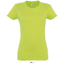 SOL&#039;S IMPERIAL környakú Női rövid ujjú pamut póló SO11502, Apple Green-XL női póló
