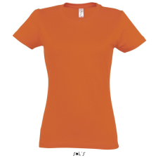 SOL&#039;S IMPERIAL környakú Női rövid ujjú pamut póló SO11502, Orange-L női póló