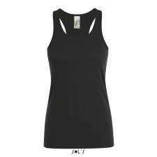 SOL&#039;S JUSTIN Női sporthátú trikó SO01826, Deep Black-L női trikó