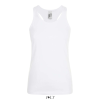 SOL'S JUSTIN Női sporthátú trikó SO01826, White-M