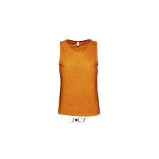 SOL&#039;S JUSTIN ujjatlan férfi pamut póló-trikó SO11465, Orange-XL atléta, trikó