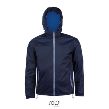 SOL&#039;S kapucnis bélelt széldzseki SO01171, Navy/Royal Blue-M férfi kabát, dzseki