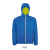 SOL'S kapucnis bélelt széldzseki SO01171, Royal Blue/Neon Gold-XL