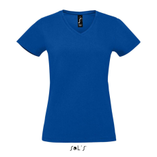 SOL'S MPERIAL Női V-nyakú rövid ujjú póló SO02941, Royal Blue-S