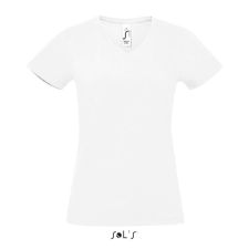SOL&#039;S MPERIAL Női V-nyakú rövid ujjú póló SO02941, White-XL női póló