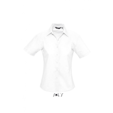 SOL'S Női blúz SOL'S SO16030 Sol'S Elite - Short Sleeve Oxford Women'S Shirt -L, White