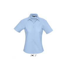 SOL&#039;S Női blúz SOL&#039;S SO16030 Sol&#039;S Elite - Short Sleeve Oxford Women&#039;S Shirt -XS, Sky Blue blúz